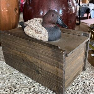 Jennings Decoy CO Handmade Wooden Duck Decoy Box